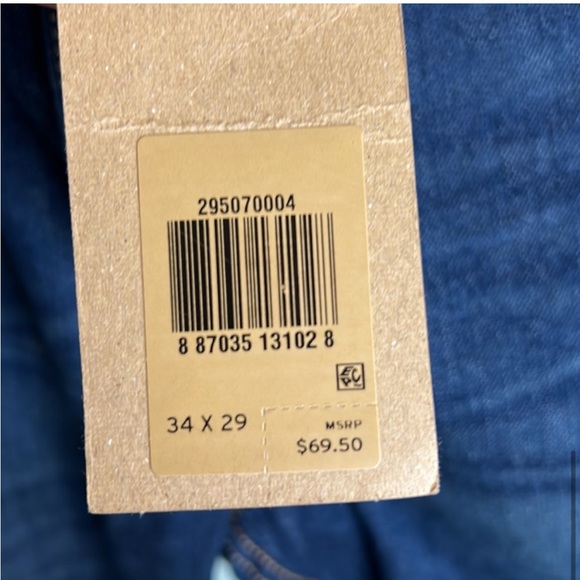 NWT 502 taper jeans size 34-29 - Picture 3 of 12